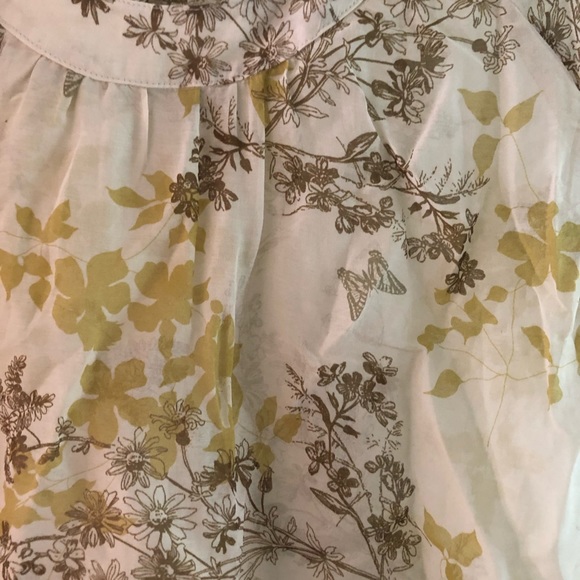 Vintage feel Rachel Mara floral botanical blouse - Picture 3 of 5